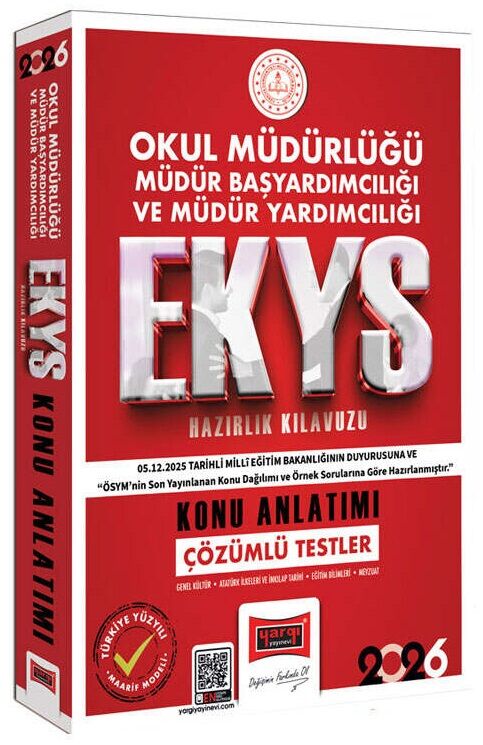Yargı 2026 MEB EKYS Okul Müdürlüğü, Başyardımcılığı ve Yardımcılığı Konu Anlatımlı Yargı Yayınları