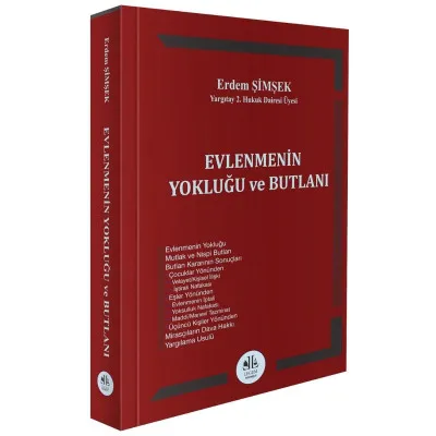 Legem Yayıncılık Evlenmenin Yokluğu ve Butlanı (Erdem Şimşek)