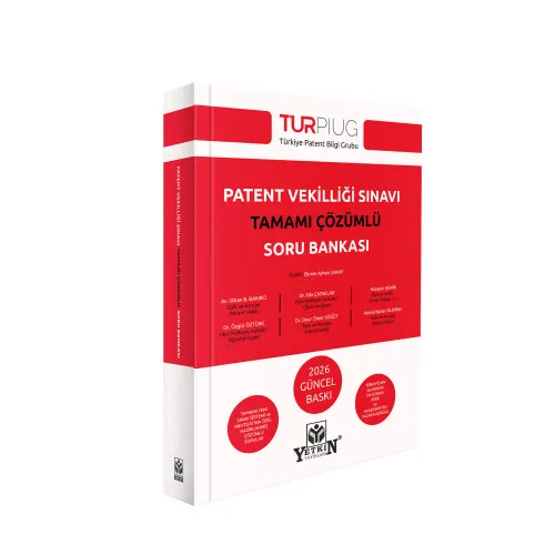 Yetkin Yayınları Patent Vekilliği Sınavı Tamamı Çözümlü Soru Bankası (Ekrem Ayhan Çakay)