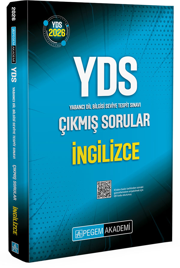 Pegem Akademi 2026 YDS İngilizce Çıkmış Sorular