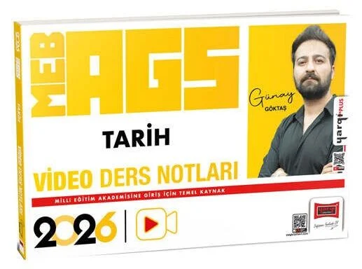 Yargı 2026 MEB-AGS Tarih Video Ders Notları - Günay Göktaş Yargı Yayınları