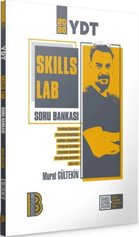 Benim Hocam 2026 YDT İngilizce Skills Lab Soru Bankası Çözümlü - Murat Gültekin Benim Hocam Yayınları