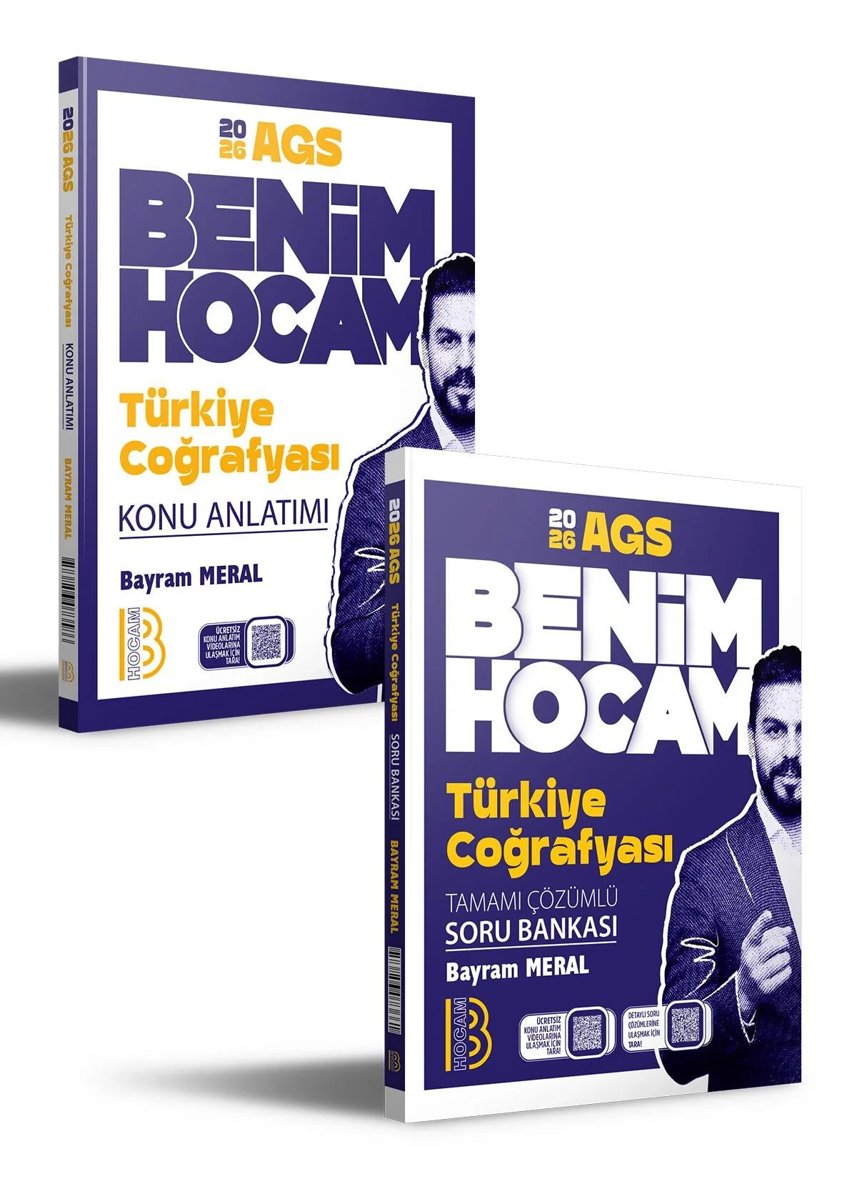 Benim Hocam Yayınları 2026 AGS Türkiye Coğrafyası Konu Anlatımı - Soru Bankası Seti Benim Hocam Yayınları (Bayram Meral)