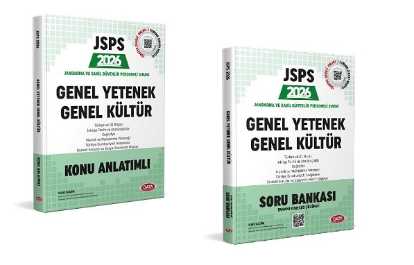 Data 2026 JSPS Genel Yetenek Genel Kültür Konu Anlatımlı + Soru Bankası 2 li Set Data Yayınları