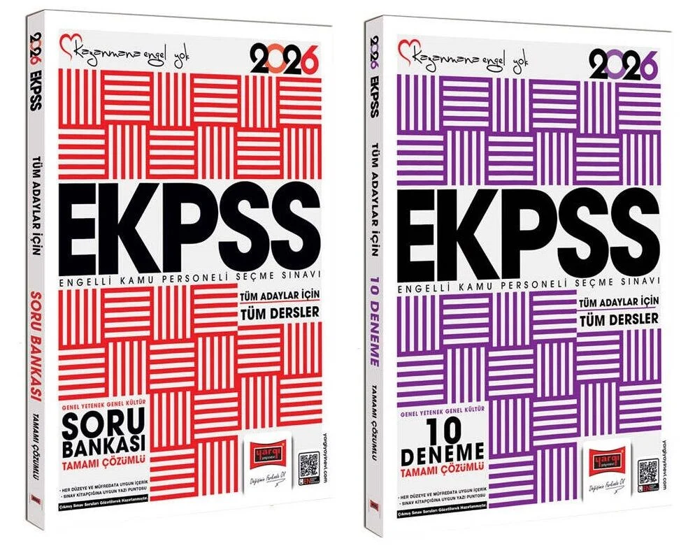 Yargı Yayınları 2026 EKPSS Soru Bankası + 10 Deneme 2 li Set