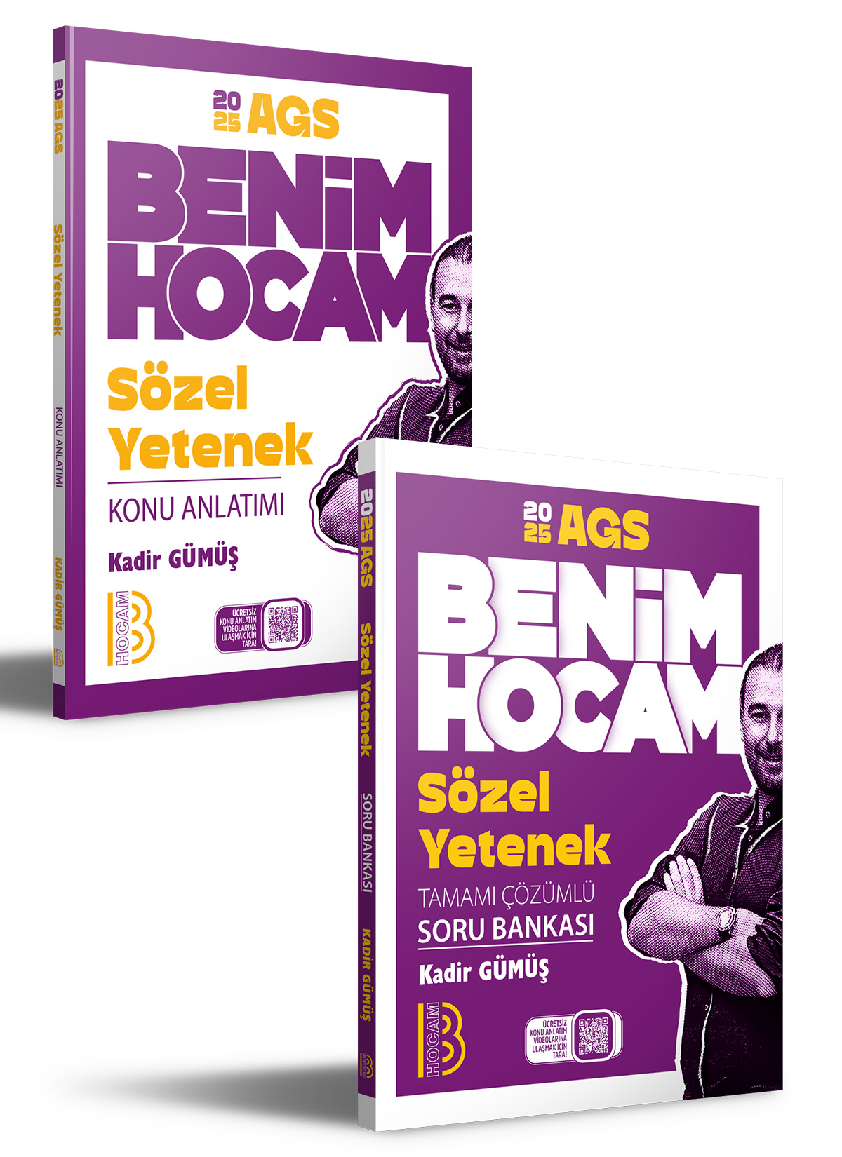 Benim Hocam Yayınları 2025 AGS Sözel Yetenek Konu Anlatımı ve Tamamı Çözümlü Soru Bankası Seti (Kadir GÜMÜŞ)