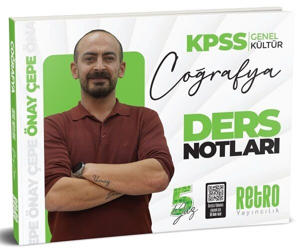 Retro Yayıncılık 2026 KPSS Coğrafya 5Yüz Ders Notları (Önay Çepe)