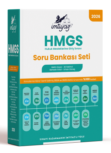 İmtiyaz Yayıncılık 2026 HMGS Soru Bankası Seti (İbrahim Akdoğan, Metin Kaya)