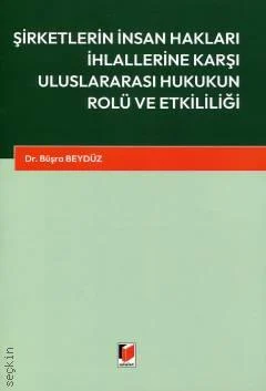 Adalet Yayınevi Şirketlerin İnsan Hakları İhlallerine Karşı Uluslararası Hukukun Rolü ve Etkililiği (Büşra Beydüz)