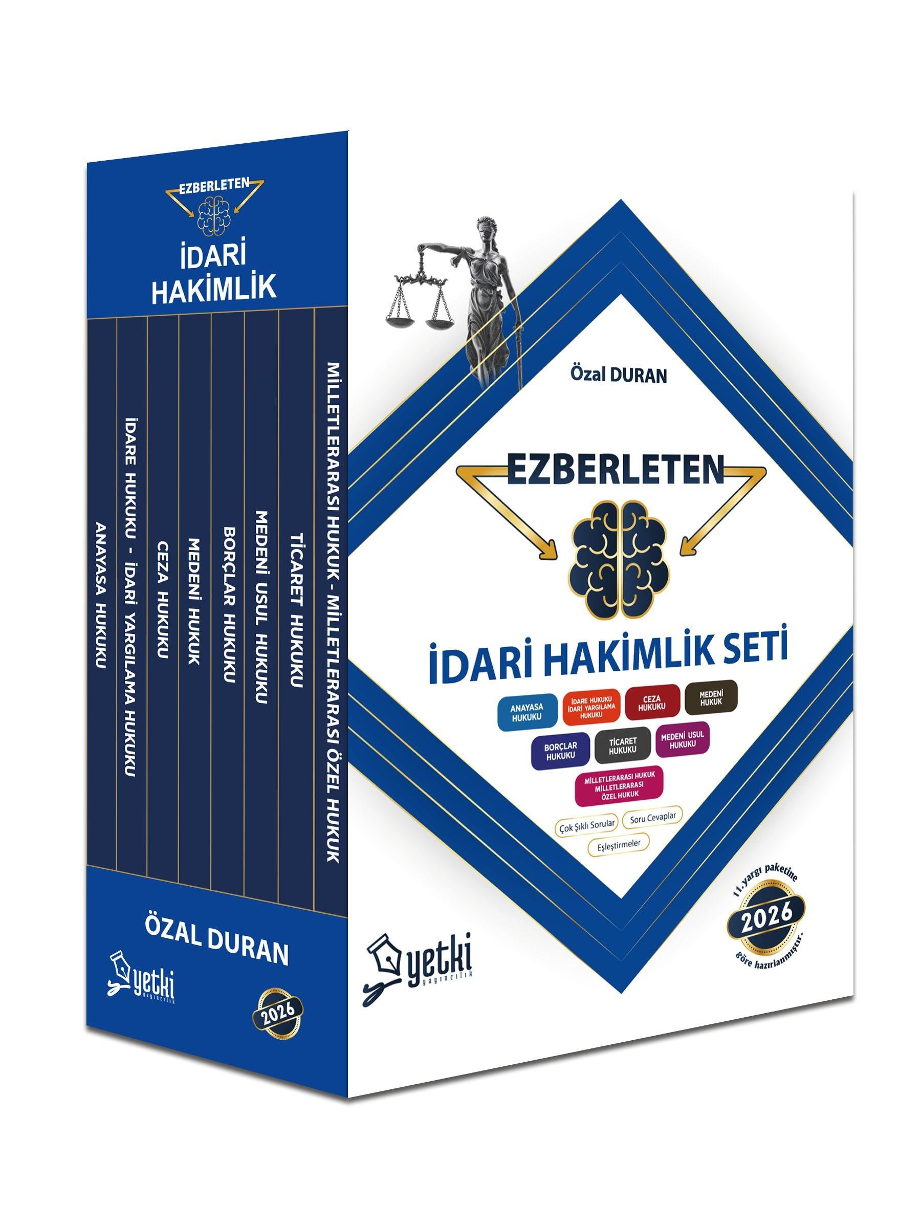 Yetki Yayınları İdari Hakimlik Ezberleten Seti 2026