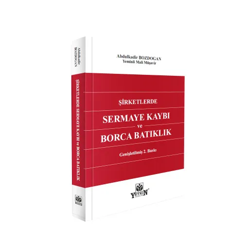 Yetkin Yayınları Şirketlerde Sermaye Kaybı ve Borca Batıklık (Abdulkadir Bozdogan)