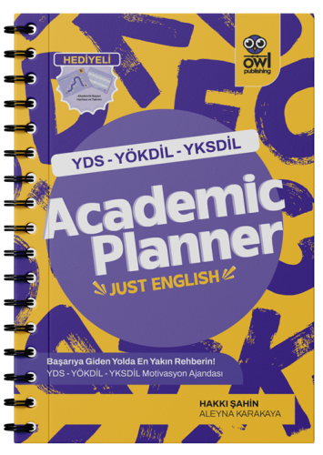 Owl Publishing YDS YÖKDİL YKSDİL Academic Planner Just English Motivasyon Ajandası,Hakkı Şahin Owl Publishing (Hakkı Şahin)