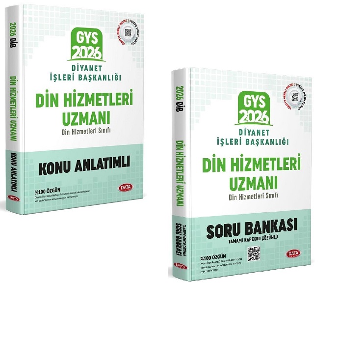 Data 2026 GYS DİB Diyanet İşleri Başkanlığı Din Hizmetleri Uzmanı Görevde Yükselme Hazırlık Seti Konu ve Soru
