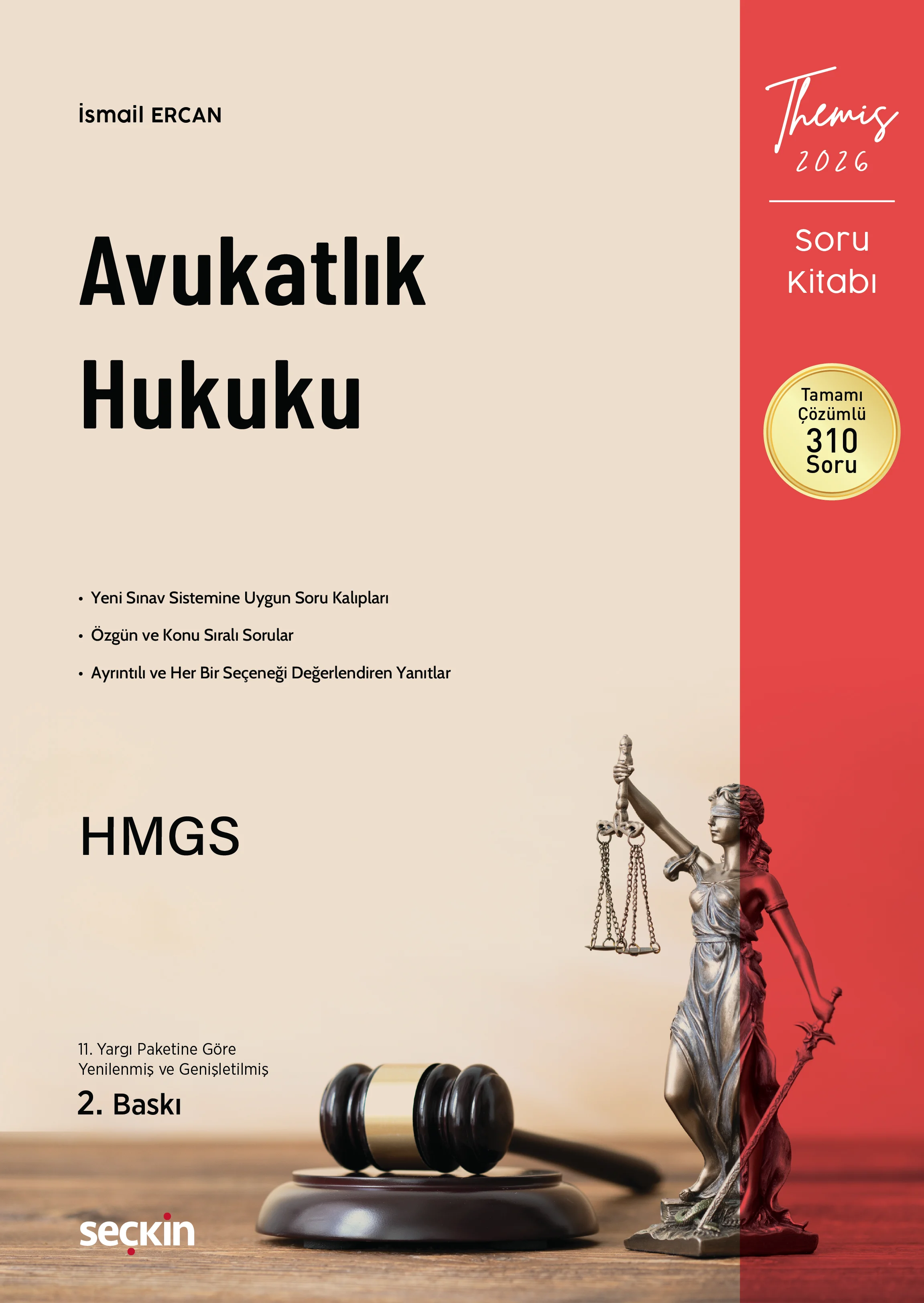 THEMIS  Avukatlık Hukuku Soru Kitabı İsmail Ercan 2. Baskı,  Nisan 2026