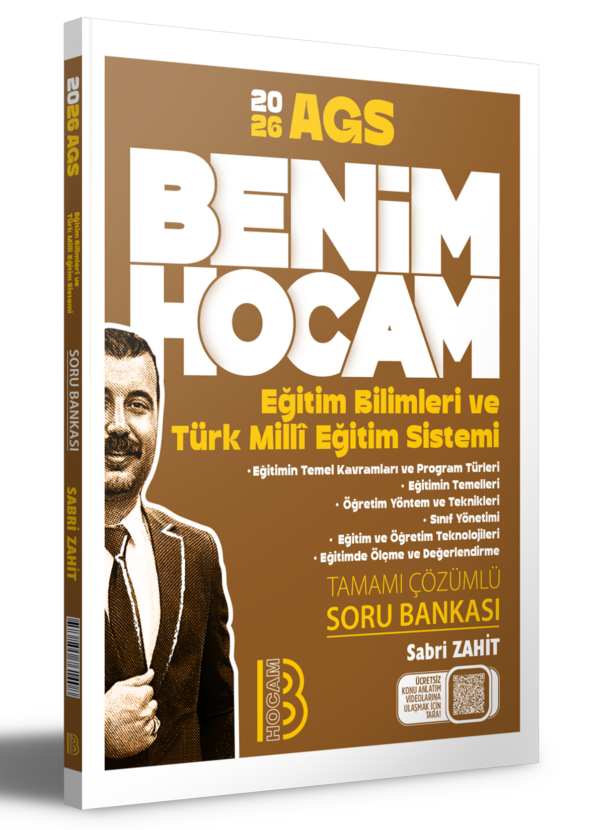 2026 Eğitim Bilimleri ve Türk Milli Eğitim Sistemi Tamamı Çözümlü Soru Bankası SABRİ HOCA Benim Hocam Yayınları