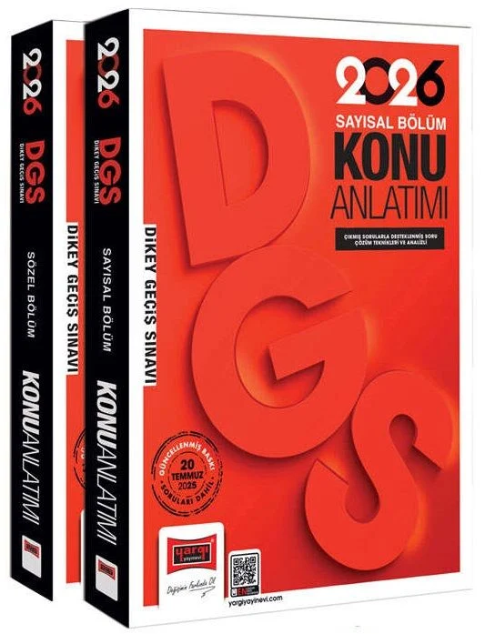 Yargı 2026 DGS Sayısal-Sözel Yetenek Konu Anlatımı Modüler Set 2 Cilt Yargı Yayınları