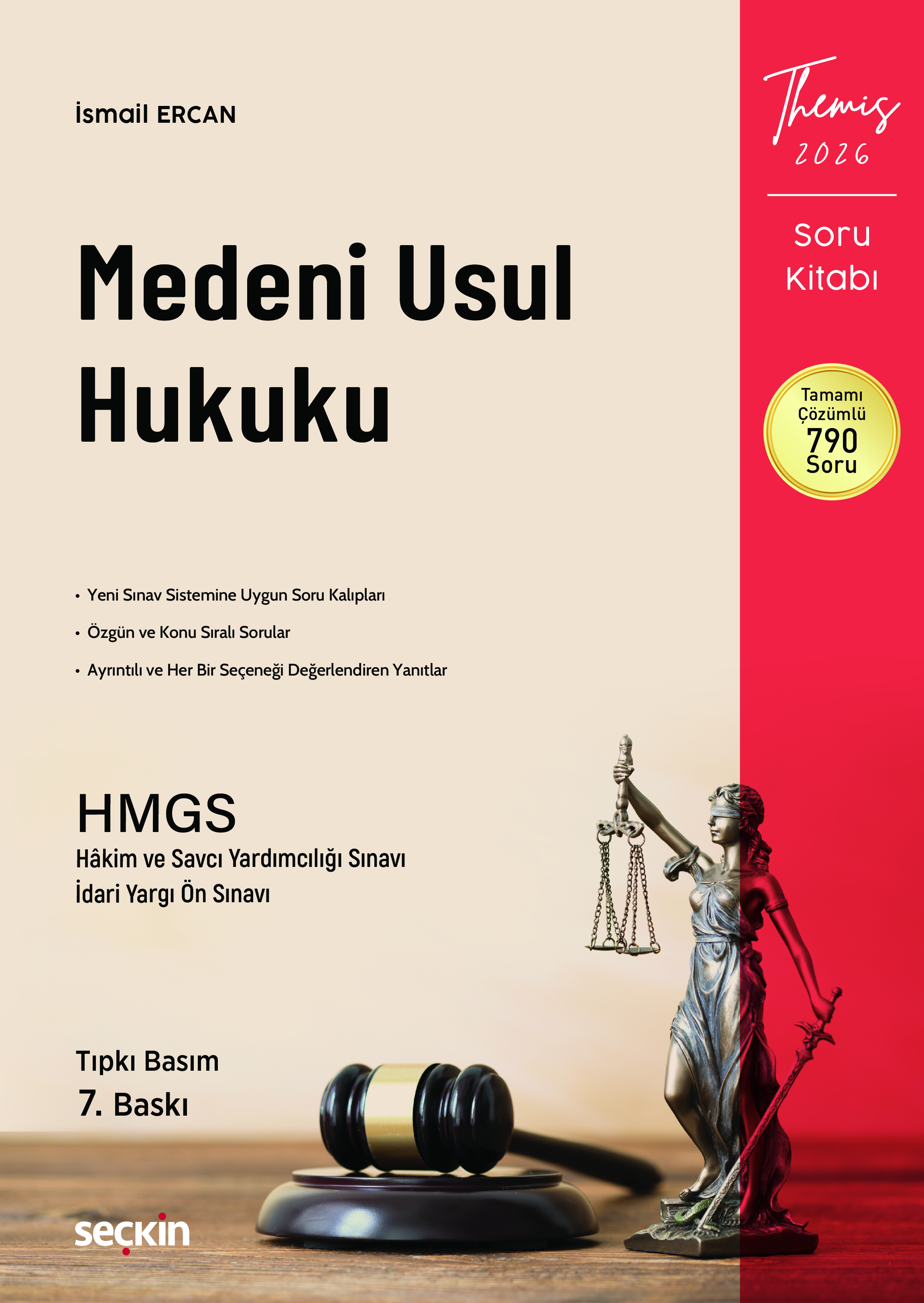 THEMIS  Medeni Usul Hukuku Soru Kitabı  İsmail Ercan 7. Baskı,  Ocak 2026