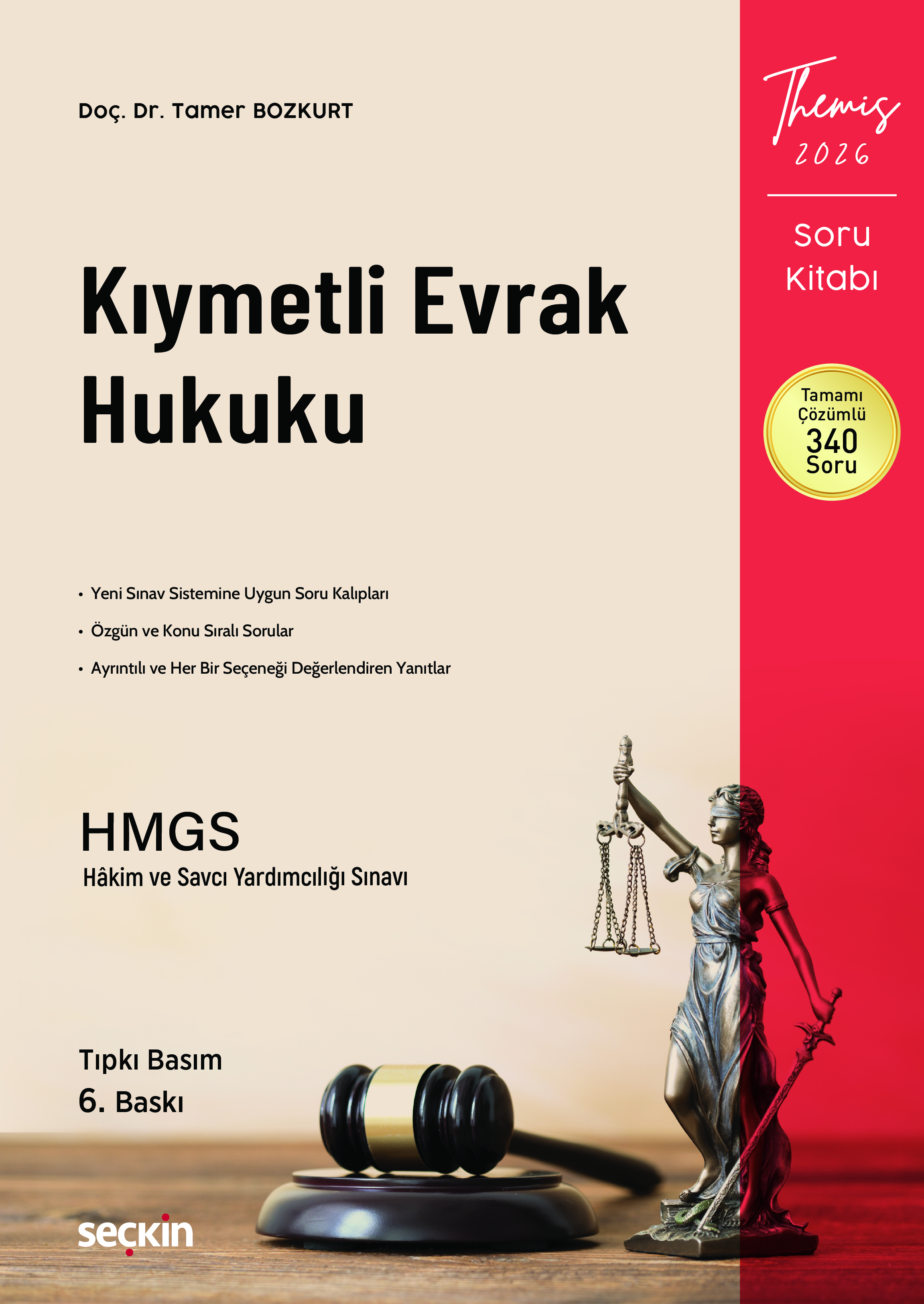 THEMIS  Kıymetli Evrak Hukuku Soru Kitabı-Tamer Bozkurt 6. Baskı,  Ocak 2026