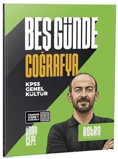 Retro 2026 KPSS Coğrafya Beş Günde Kamp Kitabı - Önay Çepe Retro Yayıncılık