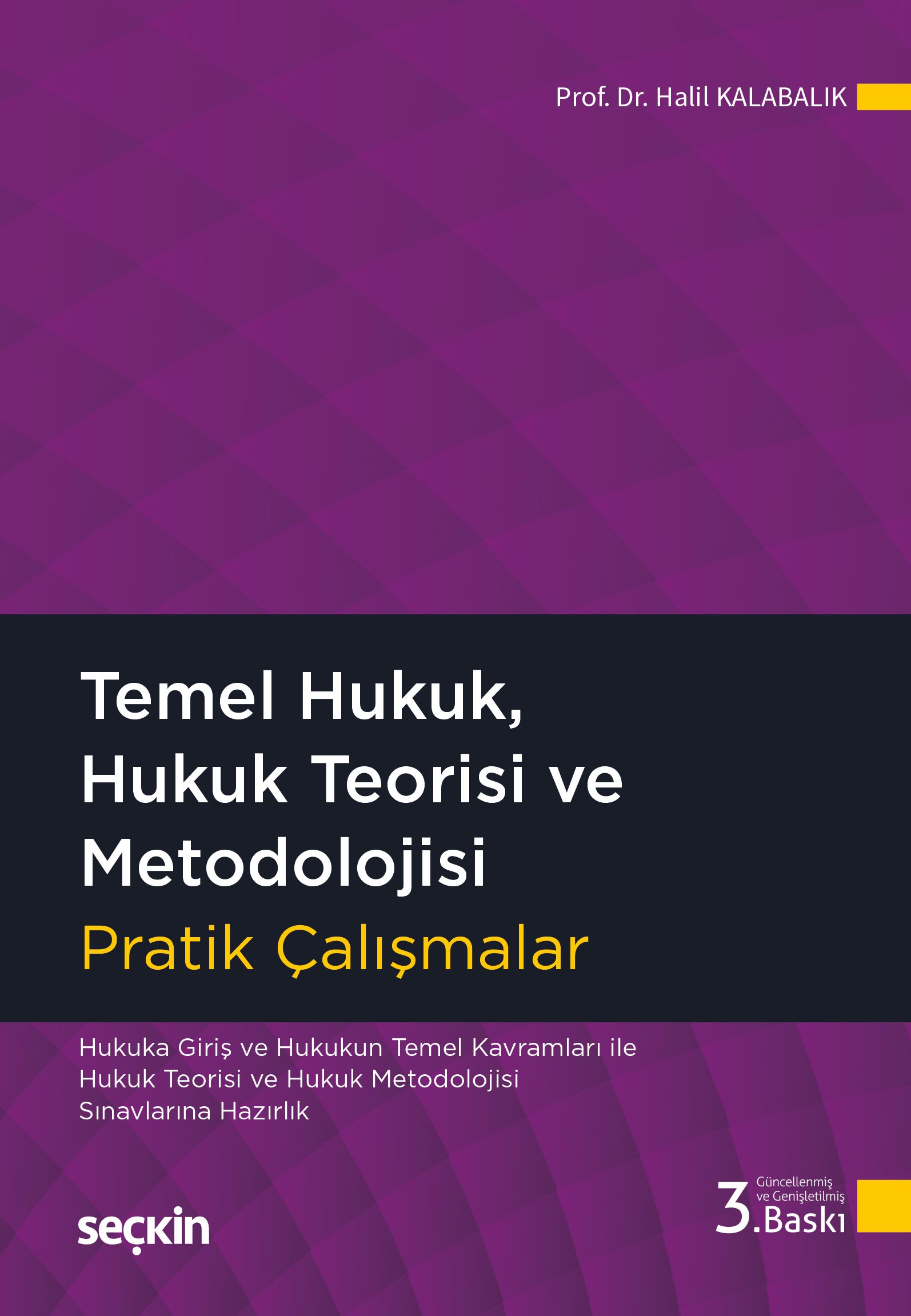 Seçkin Yayınevi Temel Hukuk, Hukuk Teorisi ve Metodolojisi Pratik Çalışmalar (Halil Kalabalık)