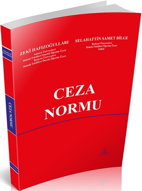 Us-A Yayıncılık Ceza Normu - Zeki Hafızoğulları Us-A Yayıncılık