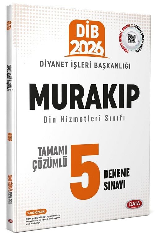 Data 2026 GYS DİB Diyanet İşleri Başkanlığı Murakıp 5 Deneme Çözümlü Görevde Yükselme Data Yayınları