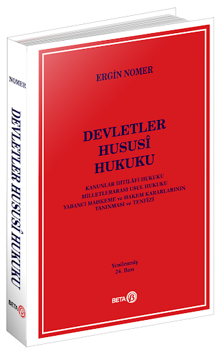 Beta Yayınevi Devletler Hususi Hukuku (Ergin Nomer)
