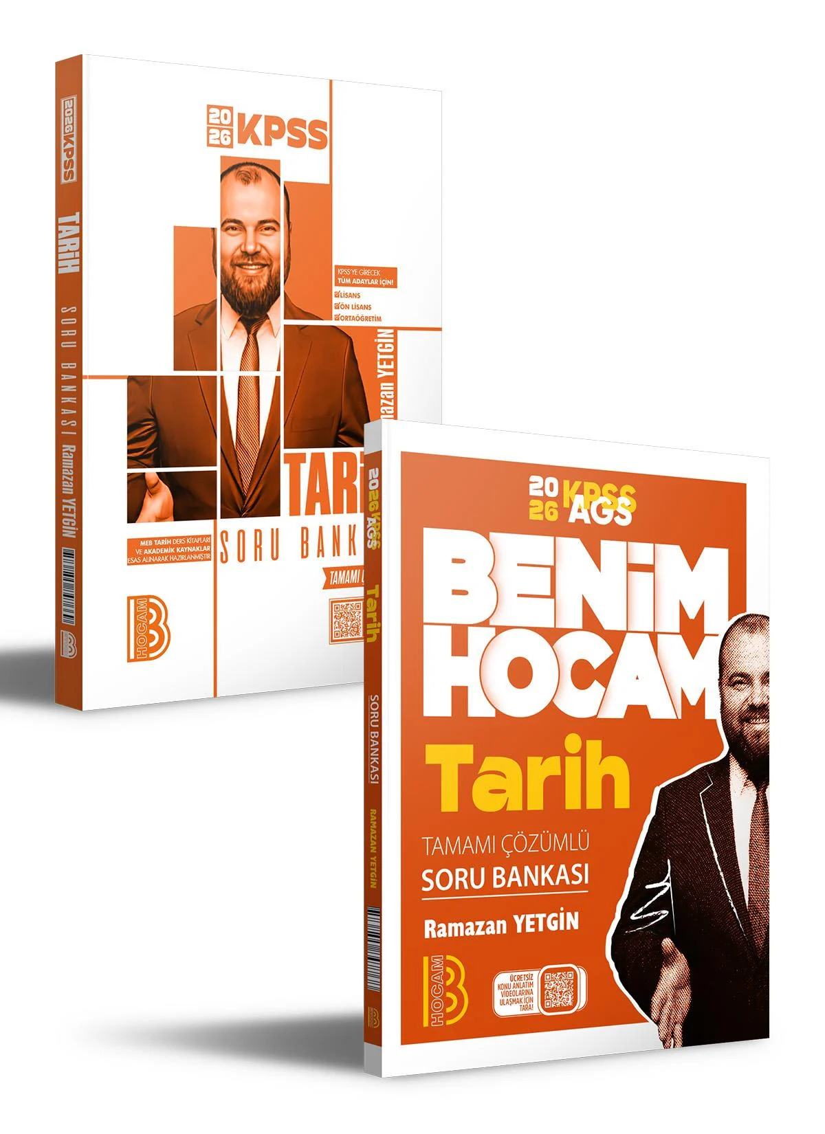 Benim Hocam Yayınları 2026 KPSS AGS Tarih Tamamı Çözümlü Soru Seti Bankası Benim Hocam Yayınları 2 li