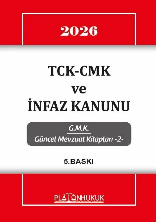 Platon 2026 TCK-CMK ve İnfaz Kanunu 5. Baskı Platon Hukuk Yayınları