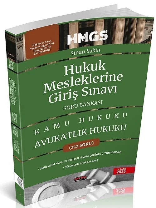 Savaş HMGS Avukatlık Hukuku Soru Bankası Savaş Yayınları Şubat 2025