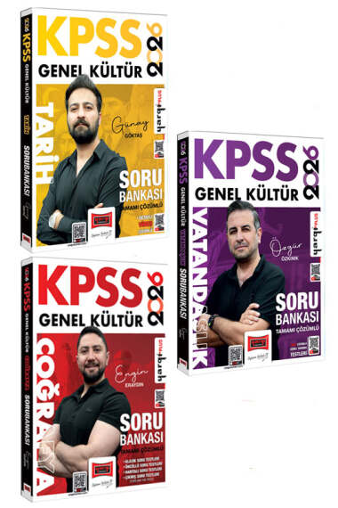 Yargı 2026 KPSS Tarih + Coğrafya + Vatandaşlık Soru Bankası 3 lü Set Yargı Yayınları