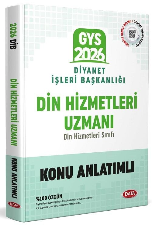Data 2026 GYS DİB Diyanet İşleri Başkanlığı Din Hizmetleri Uzmanı Konu Anlatımlı Görevde Yükselme Data Yayınları