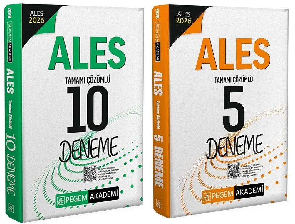 Pegem 2026 ALES 10+5 Deneme 2 li Set Pegem Akademi Yayınları