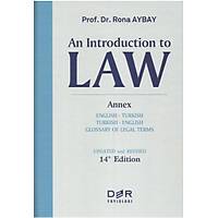 Der Yayýnlarý An Introduction To Law (Hukuka Giriþ) Rona Aybay