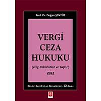 Ekin Yaynlar Vergi Ceza Hukuku 2022 (Doan enyz)