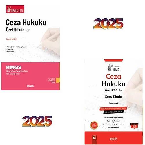 THEMIS 2025 Ceza Hukuku zel Hkmler Konu Anlatml&Soru Bankas Seti(2Kitap)smail ERCAN