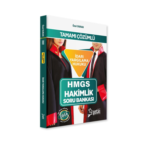 Yetki Yay�nlar� 2026 HMGS Hakimlik �dari Yarg�lama Hukuku Soru Bankas� (�zal Duran)