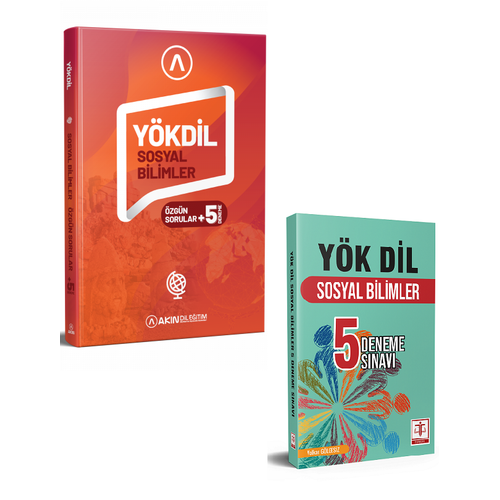 Ak�n Dil-Y�KD�L Sosyal Bilimleri Soru Bankas� ve 5 Deneme-Tercih Yay�nlar� Y�KD�L Sosyal 5 Deneme (2Kitap)
