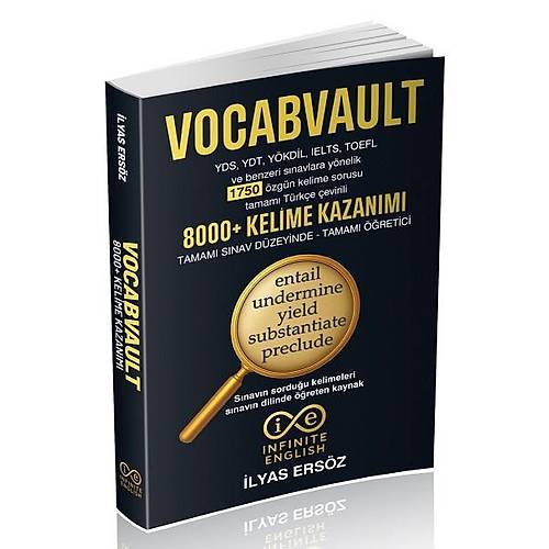Akfon YDS YDT YKDL IELTS TOEFL VOCABVAULT 1750 zgn Kelime Sorusu - lyas Ersz Akfon Yaynlar