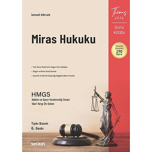THEMIS � Miras Hukuku Soru Kitab� �smail Ercan 6. Bask�,� Ocak 2026