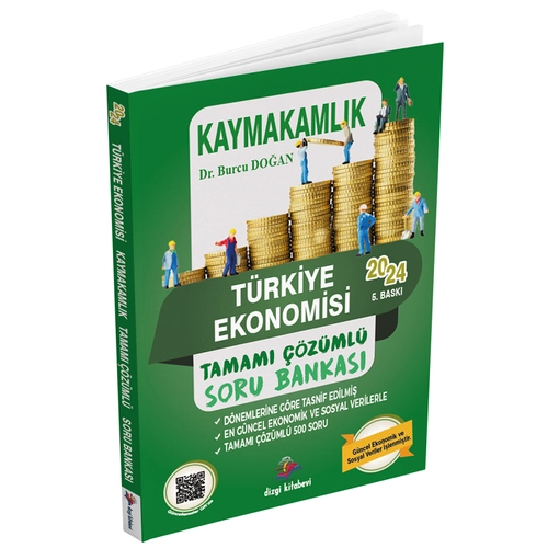 Dizgi Kitap 2024 Kaymakamlk Trkiye Ekonomisi Soru Bankas zml 5. Bask - Burcu Doan Dizgi Kitap