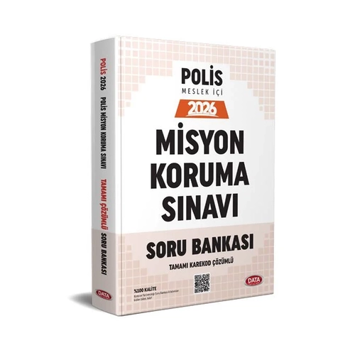 Data 2026 Polis Misyon Koruma S�nav� Soru Bankas� ��z�ml� Data Yay�nlar�
