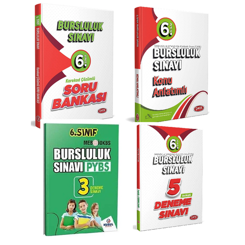 Data Yay�nlar� 2025-2026 6.S�n�f Bursluluk S�nav� Konu+Soru+5 Deneme+Kurul 3 Deneme Seti