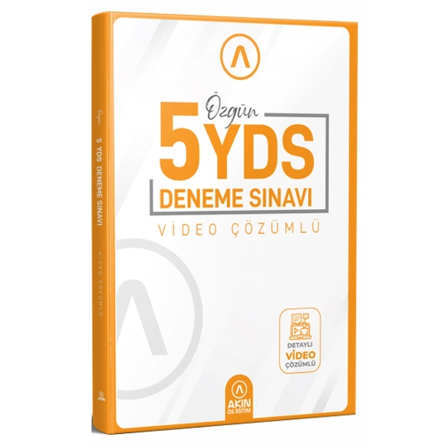 Ak�n Dil YDS �zg�n 5 Deneme ��z�ml� Ak�n Publishing