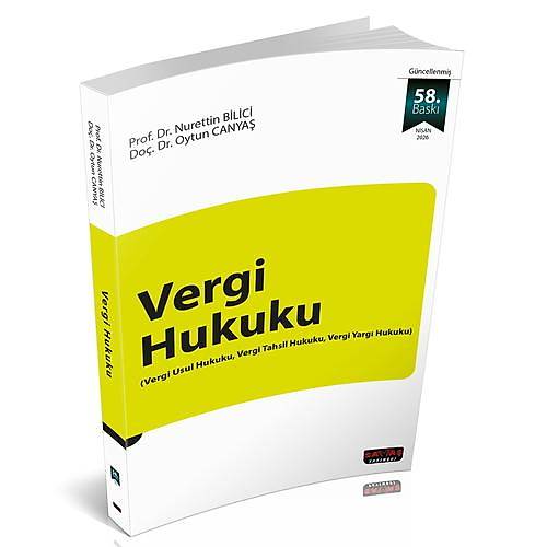 Sava� 2026 Vergi Hukuku 58. Bask� - Nurettin Bilici Sava� Yay�nlar�