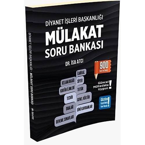 2023 Diyanet leri Bakanl Mlakat Soru Bankas- sa ATCI