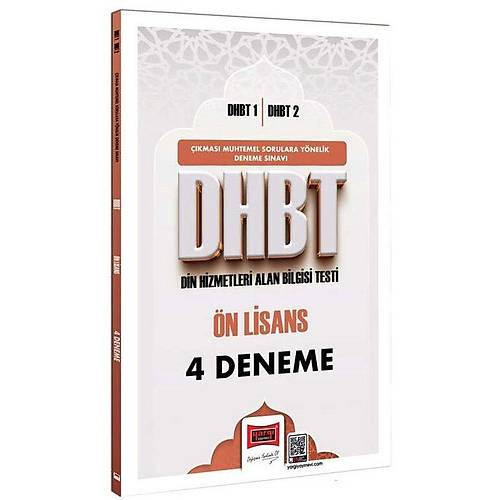 Yarg� 2026 DHBT 1-2 �n Lisans 4 Deneme ��z�ml� Yarg� Yay�nlar�