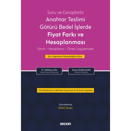 Se�kin Yay�nc�l�k Anahtar Teslimi G�t�r� Bedel ��lerde Fiyat Fark� ve Hesaplanmas�-M. G�khan Ata,Ersan Durulgan