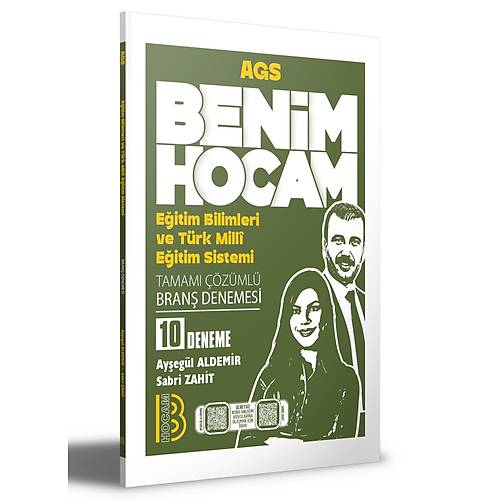 AGS E�itim Bilimleri ve T�rk Milli E�itim Sistemi Tamam� ��z�ml� 10 Bran� Deneme Benim Hocam Yay�nlar�