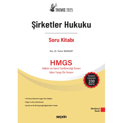 THEMIS 2025 irketler Hukuku Soru Kitab Tamer Bozkurt